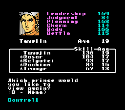 Genghis Khan - NES