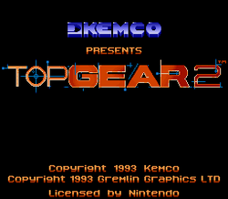 Top Gear 2 - SNES