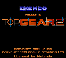 Top Gear 2 - SNES