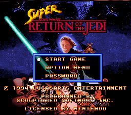 Super Star Wars: Return of the Jedi - SNES