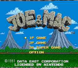 Joe & Mac: Caveman Ninja - SNES