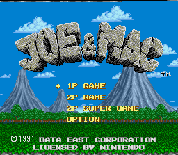 Joe & Mac: Caveman Ninja - SNES