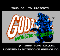 Godzilla: Monster of Monsters! - NES