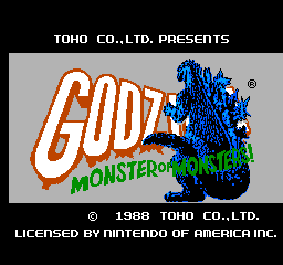 Godzilla: Monster of Monsters! - NES