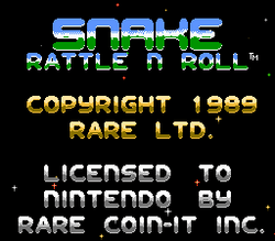 Snake Rattle N Roll - NES