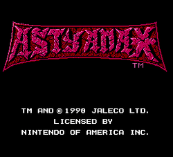 Astyanax - NES