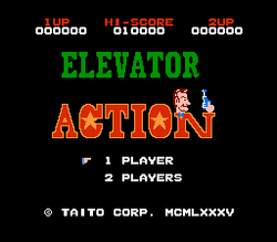Elevator Action - NES