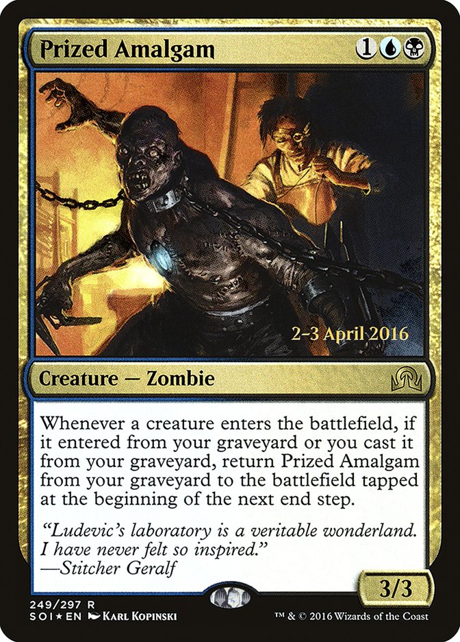 Prized Amalgam [Shadows over Innistrad Prerelease Promos]