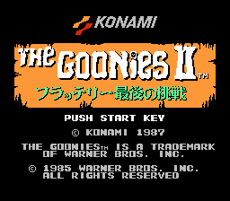 The Goonies II - NES
