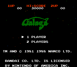 Galaga - NES