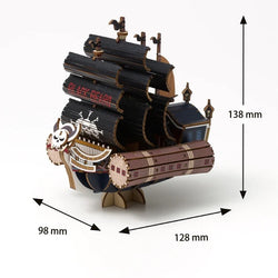 Wa-Gu-Mi Saber of Xebec - One Piece - Wooden 3D Puzzle Kit