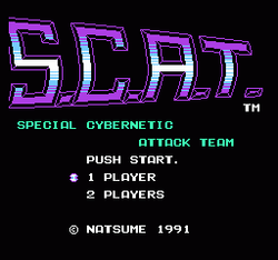 S.C.A.T.: Special Cybernetic Attack Team - NES
