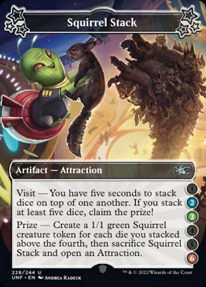 squirrel card mtg Squirrel Stack (2-3-6) [Unfinity]