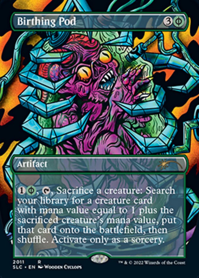 Birthing Pod (Borderless Alternate Art) [Secret Lair Countdown Kit]