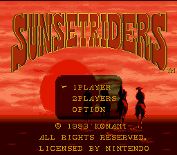 Sunset Riders - SNES