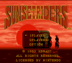 Sunset Riders - SNES