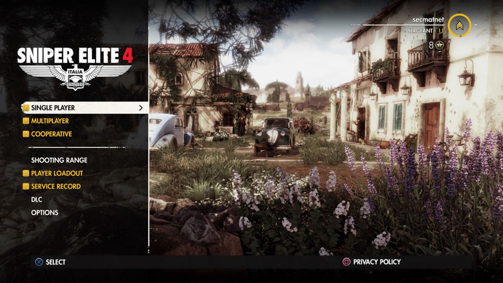 Sniper Elite 4: Italia - PS4