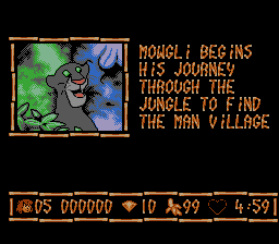 Disney's The Jungle Book - NES