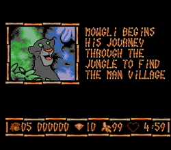 Disney's The Jungle Book - NES