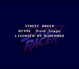 Street Racer - SNES