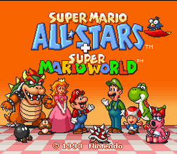 Super Mario All-Stars + Super Mario World - SNES