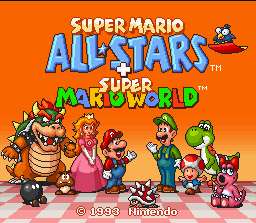 Super Mario All-Stars + Super Mario World - SNES