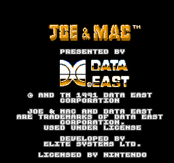 Joe & Mac: Caveman Ninja - NES
