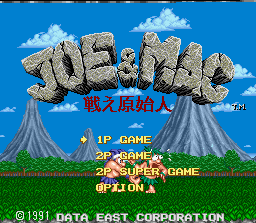 Joe & Mac: Caveman Ninja - SNES