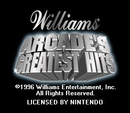 Williams Arcade Classics - SNES