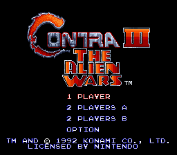 Contra III: The Alien Wars - SNES