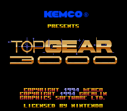 Top Gear 3000 - SNES