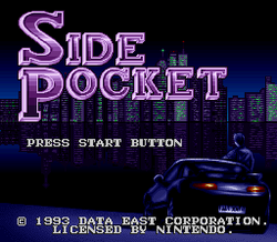 Side Pocket - SNES