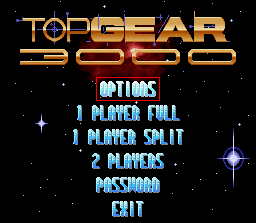 Top Gear 3000 - SNES