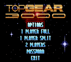 Top Gear 3000 - SNES