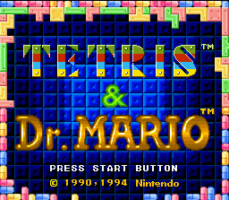 Tetris & Dr. Mario - SNES