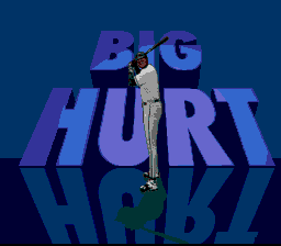 Frank Thomas Big Hurt Baseball - SNES