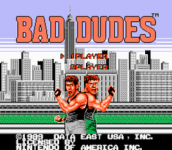 Bad Dudes - NES