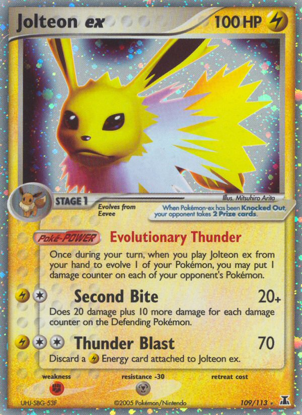 ex delta species pokemon cards Rayquaza (Delta Species) 97/101 Price 2026 Evolves from Kirlia Type Jolteon ex (109/113) [EX: Delta