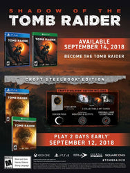 Shadow of the Tomb Raider (Croft Steelbook Edition) - PS4