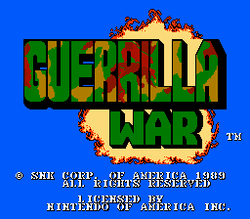 Guerrilla War - NES