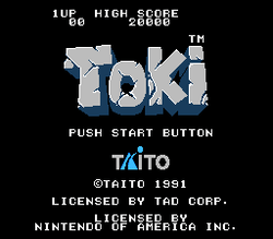 Toki - NES