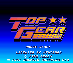 Top Gear - SNES