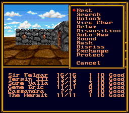 Might and Magic II: Gates to Another World - SNES