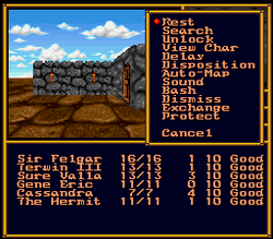 Might and Magic II: Gates to Another World - SNES
