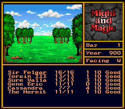 Might and Magic II: Gates to Another World - SNES