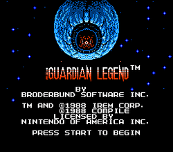 The Guardian Legend - NES