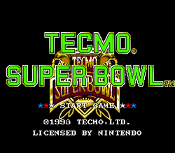 Tecmo Super Bowl - SNES
