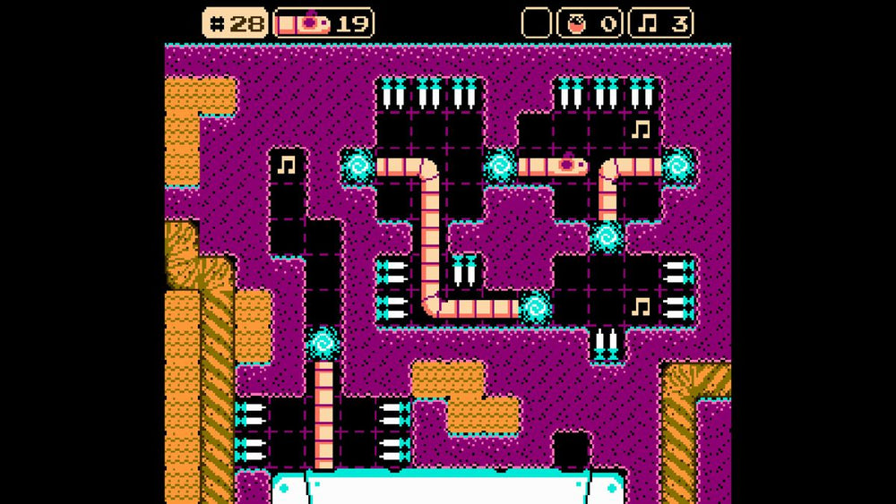 Tapeworm Disco Puzzle - NES