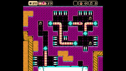 Tapeworm Disco Puzzle - NES