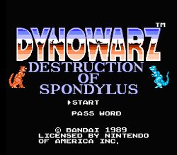 Dynowarz: Destruction of Spondylus - NES